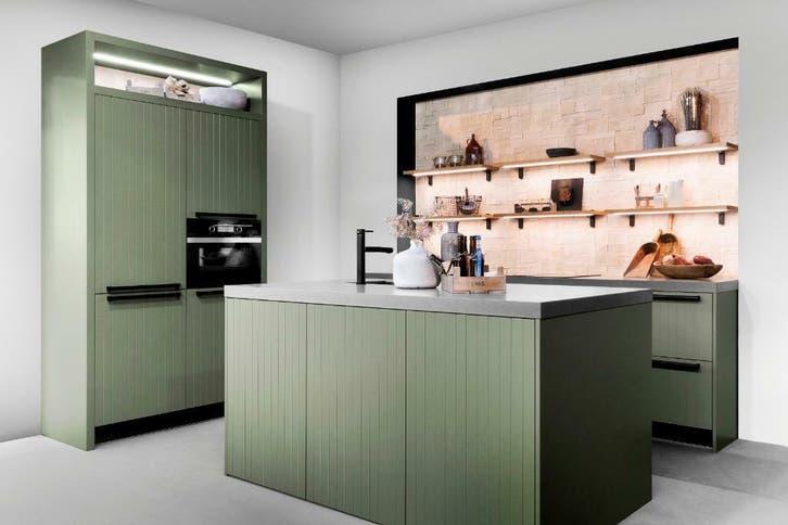 Rechte keuken, hoek keuken of een kookeiland (lage prijzen), Huis en Inrichting, Keuken | Complete keukens, Graniet of Steen, Greeploos