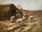 Nederlandse school (XIX) - Quiet Afternoon on the Heath, Antiek en Kunst, Kunst | Schilderijen | Klassiek