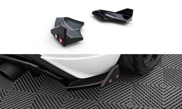 Achterzij Spoilers V.3 + Flaps Ford Fiesta ST MK7 Facelift, Auto-onderdelen, Carrosserie en Plaatwerk, Ophalen of Verzenden