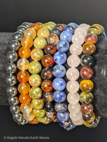 Natuurlijke hoogwaardige edelsteenarmbandencollectie – Set