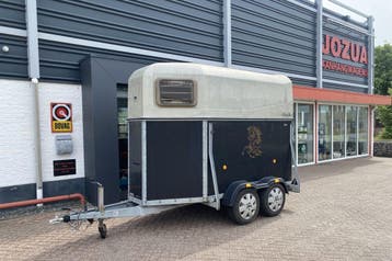 Paardentrailer Bockmann 1.5-paards, Dieren en Toebehoren, Ophalen, Gebruikt, Hout, 1½-paards trailer