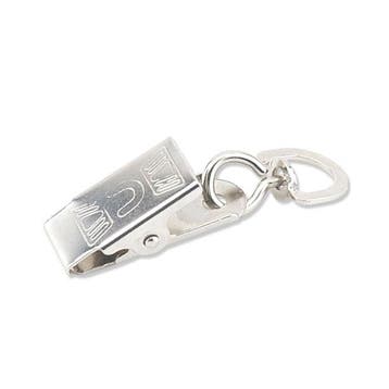 4 x Beadalon Badge Clip Swivel, White Plated, Ophalen of Verzenden, Nieuw, Overige typen