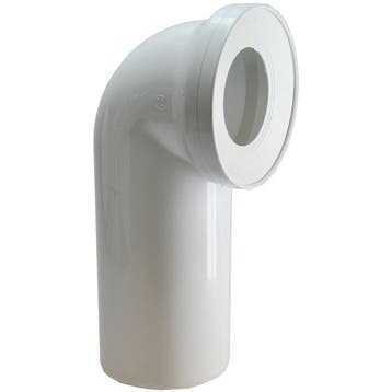 Riko Abu Closet Aansluitbocht - 90 graden - 110mm - Wit, Ophalen of Verzenden, Nieuw