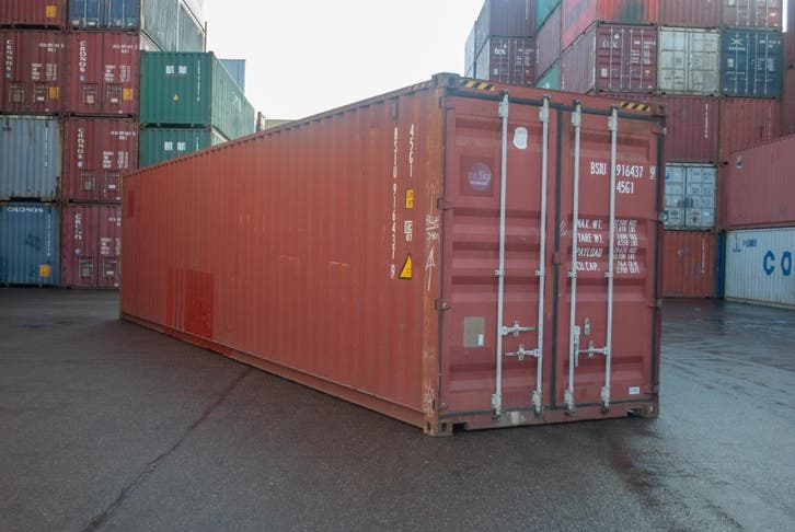 40ft High Cube Zeecontainer (gebruikt), Doe-het-zelf en Verbouw, Containers