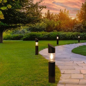 Solar staande lamp Ivar - Set van 2 stuks, Zonne-energie, Verzenden, Minder dan 50 watt, Staande lamp