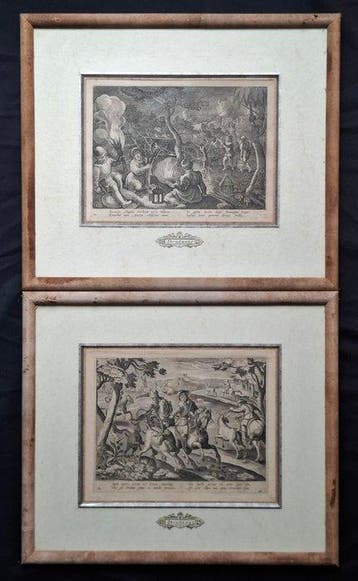 Jan Van Der Straet (1523-1605) - Fowlers catching birds at