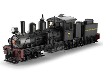 LGB 26702 WSLC RR Dampflok Shay Nr. 7 (Stoomlocomotieven), Overige typen, Nieuw, Ophalen of Verzenden, LGB