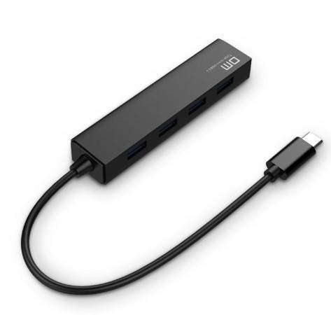 DrPhone DM03 Type-C Adapter Hub met 4x USB 3.0 High Speed Po, Computers en Software, Overige Computers en Software, Verzenden
