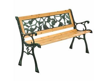 Veiling - 2 Zits tuinbank - Venezia roos motief, Nieuw