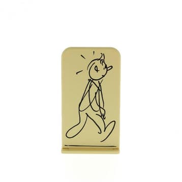 Kuifje Metalen Beeldje Kuifje en de Alfa Kunst 6 cm, Ophalen of Verzenden, Nieuw