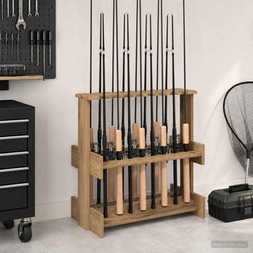 vidaXL Biljartkeu standaard Bewerkt hout 60 x 35 x 60 cm, Verzenden, Nieuw