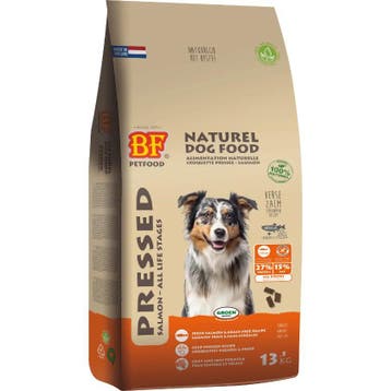 BF Petfood met zalm graanvrij geperst hondenvoer 5 kg, Verzenden, Hond