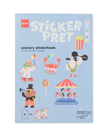 HEMA Stickerboek circus, Verzenden, Nieuw