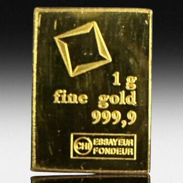 1 gram - Goud .999 - Valcambi, Switzerland (Zonder