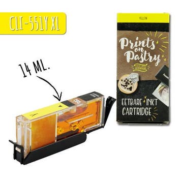 Eetbare Inkt Cartridge Geel XL (CLI-551Y), Verzenden, Nieuw