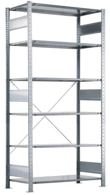 Meta clip legbordstelling 250x130x60cm, gebruikt -, Zakelijke goederen, Kantoor en Winkelinrichting | Magazijn, Stelling en Opslag