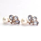 Zonder minimumprijs - Oorbellen - 9 kt. Roségoud, Zilver -, Nieuw