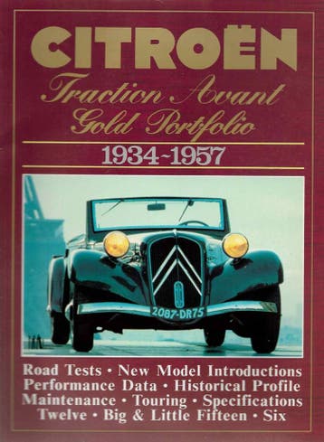 Citroën Traction Avant Gold Portfolio 1934-1957, Boeken, Gelezen, Algemeen, Verzenden, Brooklands Books