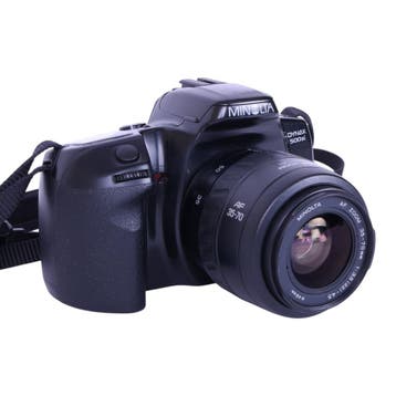 Minolta Dynax 500si SLR Filmcamera + AF Zoom 35-70mm f/3.5-4, Verzenden, Zo goed als nieuw