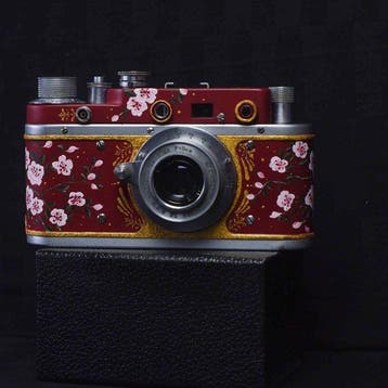 Zorki C One of a kind custom painted Meetzoeker camera, Nieuw