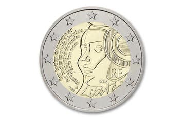 2 euro 225 jaar Nationale feestdag 2015 - Frankrijk, Postzegels en Munten, Munten | Europa | Euromunten, Verzenden