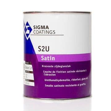 Sigma S2U Satin - Kras en slijtvast - RAL 9010 - 0,5 liter, Overige kleuren, Nieuw, Ophalen of Verzenden, Lak
