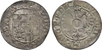 Groschen zu 3 Kreuzer o J Fulda Bistum: Balthasar von Der..., Verzenden