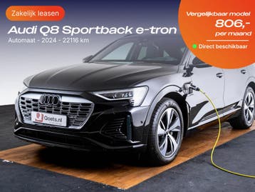 Audi Q8 Sportback e-tron | Zakelijk Leasen vanaf 579,- p/mnd, Nieuw, Financial lease, Lease