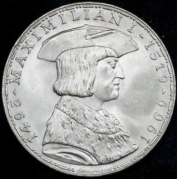 Oostenrijk. 50 Schilling 1969 / Maximilian I