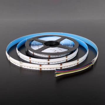 RGB+CCT COB LED Strip | 5 Meter | RGB + 2700K - 6500K | 927, Ophalen of Verzenden, Nieuw