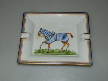 Hermès - Beeld, Posacenere - 20 cm - Porselein