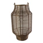 Lantaarn Ijzer liora brons h48 d28cm, Verzenden, Nieuw