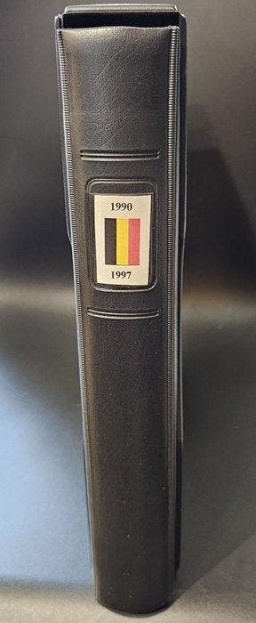 België 1990/1997 - Lindner LX album volledig gevuld met, Gestempeld