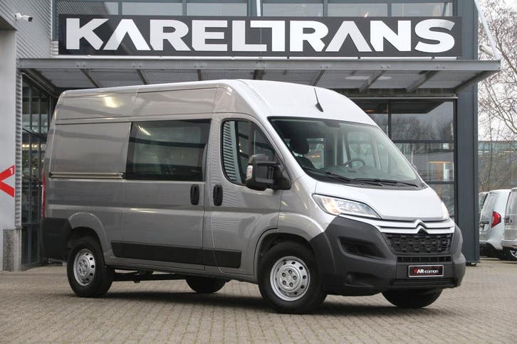 Citroën Jumper 2.2 BlueHDi 140, Auto's, Bestelauto's, Lease, Grijs, Handgeschakeld, Zilver of Grijs, Gebruikt, Citroën, Financial lease
