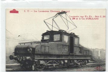 Frankrijk - Elektrische Treinen -FRAAI - Uit 1920 met, Verzamelen, Gelopen