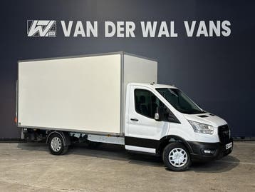 Ford Transit 2.0 TDCI 160pk Bakwagen Laadklep Euro6 Airco |, Stof, Gebruikt, Wit, Dealer onderhouden