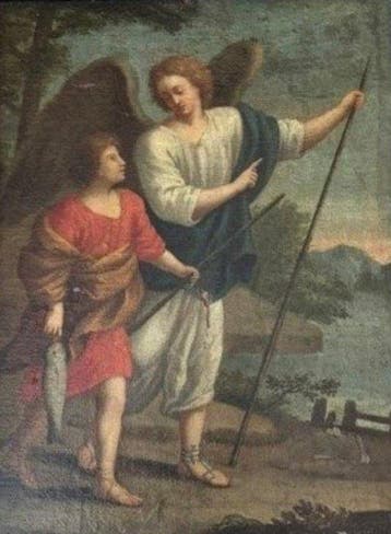 Italiaanse school (XVIII) - Tobiolo e larcangelo