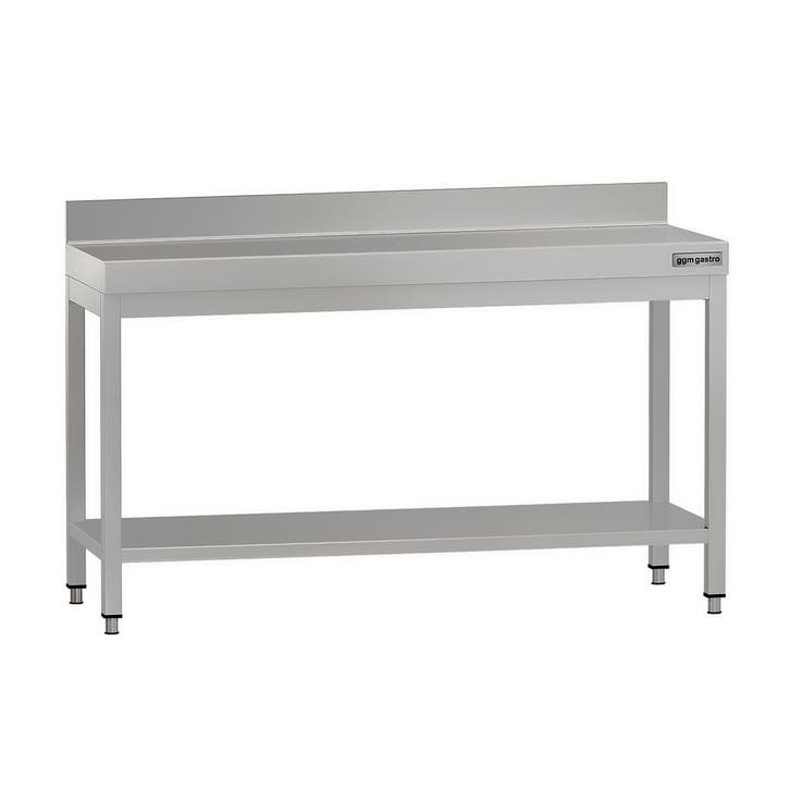 GGM Gastro | RVS werktafel ECO - 1500x600mm - met onderschap, Zakelijke goederen, Horeca | Meubilair en Inrichting, Nieuw in verpakking