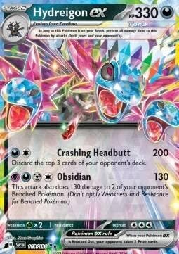 hydreigon ex 119/191 surging sparks, Hobby en Vrije tijd, Verzamelkaartspellen | Pokémon, Losse kaart, Nieuw, Foil, Ophalen of Verzenden