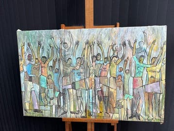 Wa Kazadi - Manifestatie