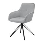 Eetkamerstoel / Draaistoel / Kuipstoel Clyde - Lichtgrijs, Huis en Inrichting, Stoelen, Verzenden, Nieuw