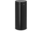 Brabantia Touch Bin - Prullenbak - 30 liter - Matt Black, Verzenden, Zo goed als nieuw