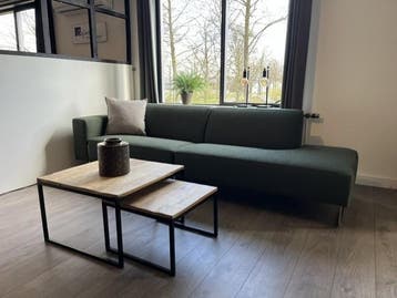 Artifort Mare refurbished Ploegstof Monza, Huis en Inrichting, Banken | Bankstellen, Zo goed als nieuw, Rechte bank, Metaal, Artifort Leolux Design on Stock Rolf Benz