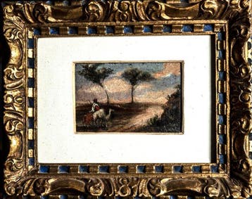 Scuola orientalista francese (XIX) - Cavaliere Berbero, Antiek en Kunst, Kunst | Schilderijen | Klassiek