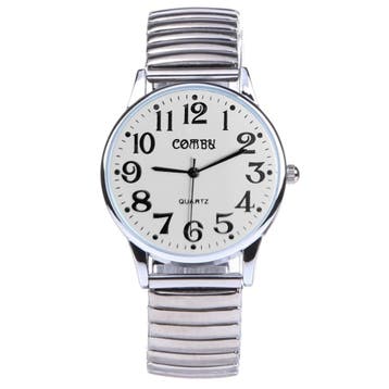 Fako - Horloge - Rekband - Comby Classic - Ø 36mm - Wit, Verzenden, Nieuw
