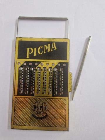 Picma Elpe France - Rekenmachine - 1940-1950, Antiek en Kunst