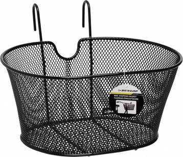 Dunlop Fietsmand - zwart - draadstaal - 38 x 30 x 20 cm, Verzenden, Nieuw