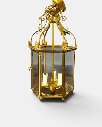 Vaughan - Plafondlamp - CL49/S - Messing - Carlton Hall
