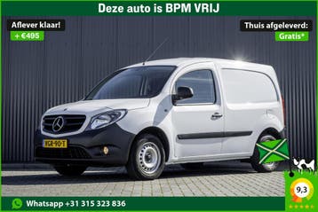 Mercedes-Benz Citan **108 CDI | Euro 6 | A/C | Start/Stop |, Stof, Gebruikt, Euro 6, Wit