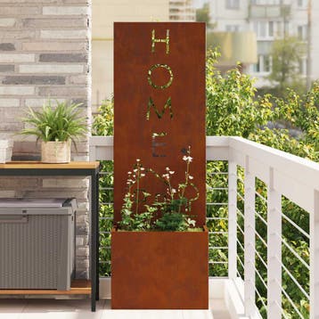 vidaXL Tuin Privacy Screen Roestig 50 x 32 x 150 cm, Verzenden, Nieuw